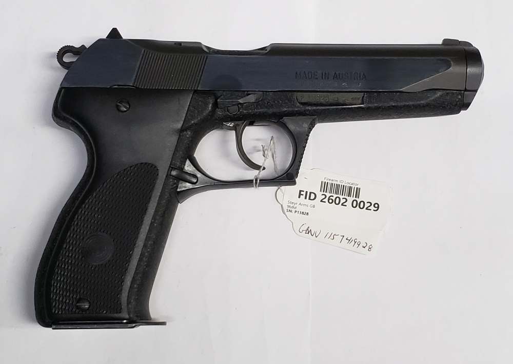 Steyr GB 9mm Rare 5.25" Barrel Made In Austria 1984 Used-img-1