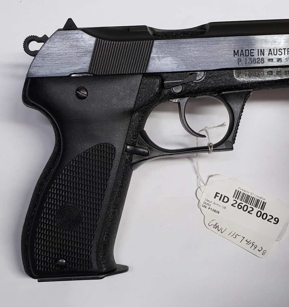 Steyr GB 9mm Rare 5.25" Barrel Made In Austria 1984 Used-img-8