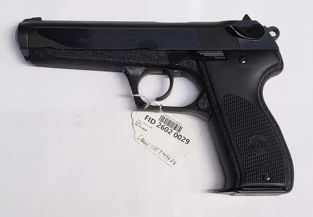 Steyr GB 9mm Rare 5.25" Barrel Made In Austria 1984 Used-img-0