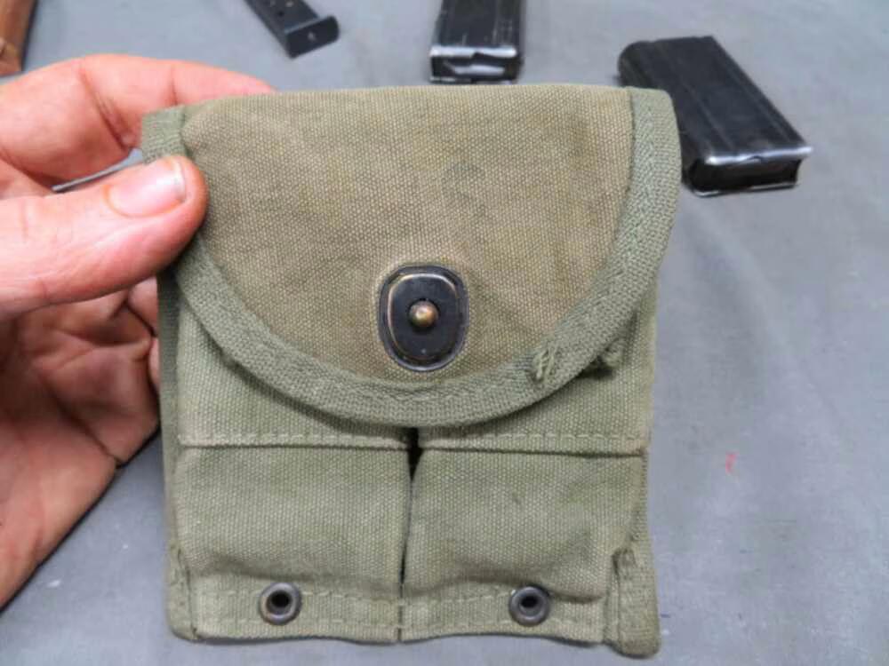 USGI M1 CARBINE 2-15RD MAGAZINE WITH POUCH-img-16