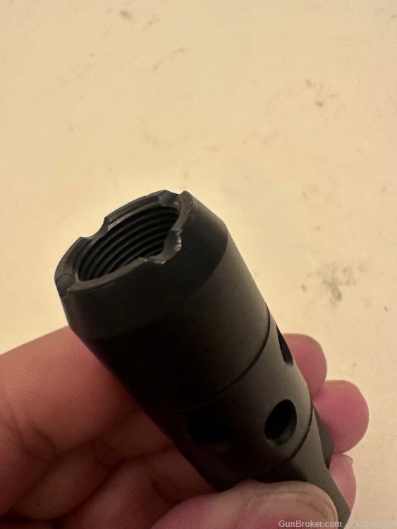 Chaos Muzzle Brake 14-1 LH Standard AK/AKM 47 4 prong compensator open tine-img-2