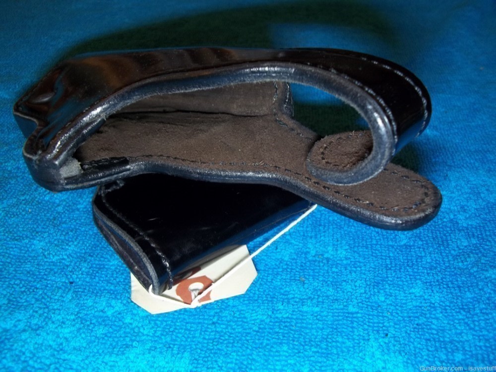 Sig Sauer P220 P226 Don Hume CLARINO L/H Lined Leather Police Duty Holster-img-2