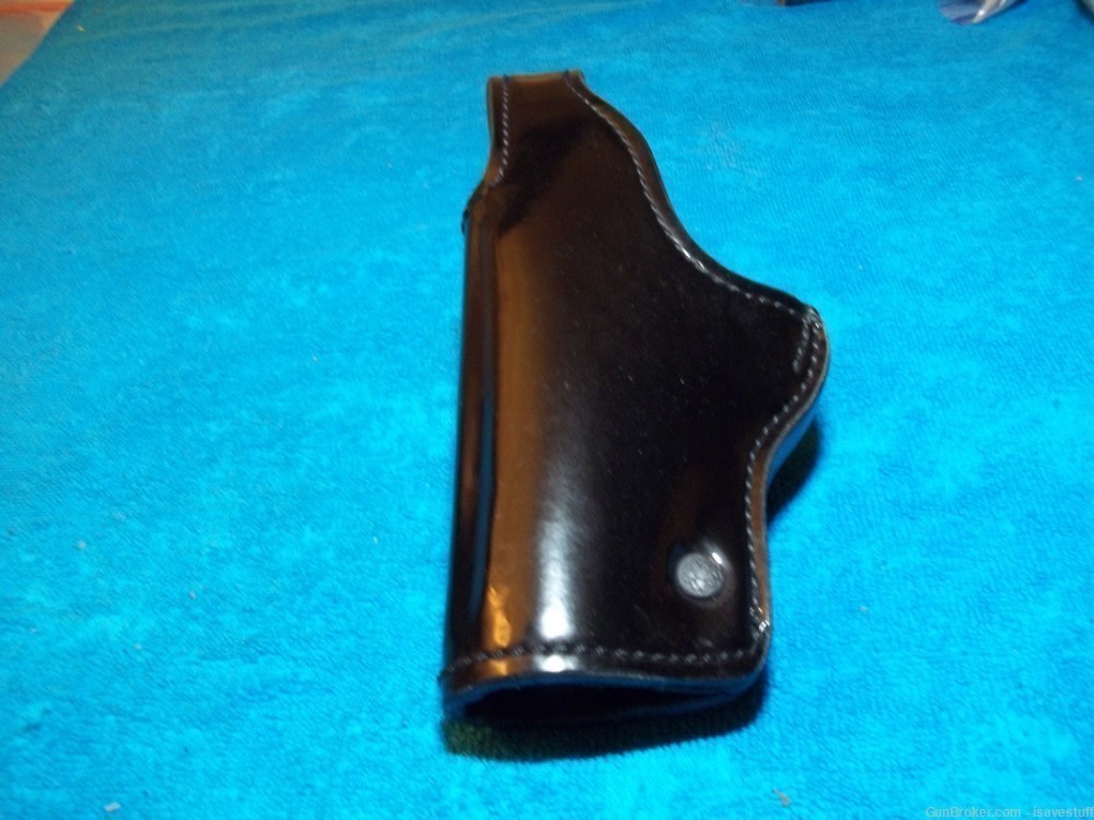 Sig Sauer P220 P226 Don Hume CLARINO L/H Lined Leather Police Duty Holster-img-5