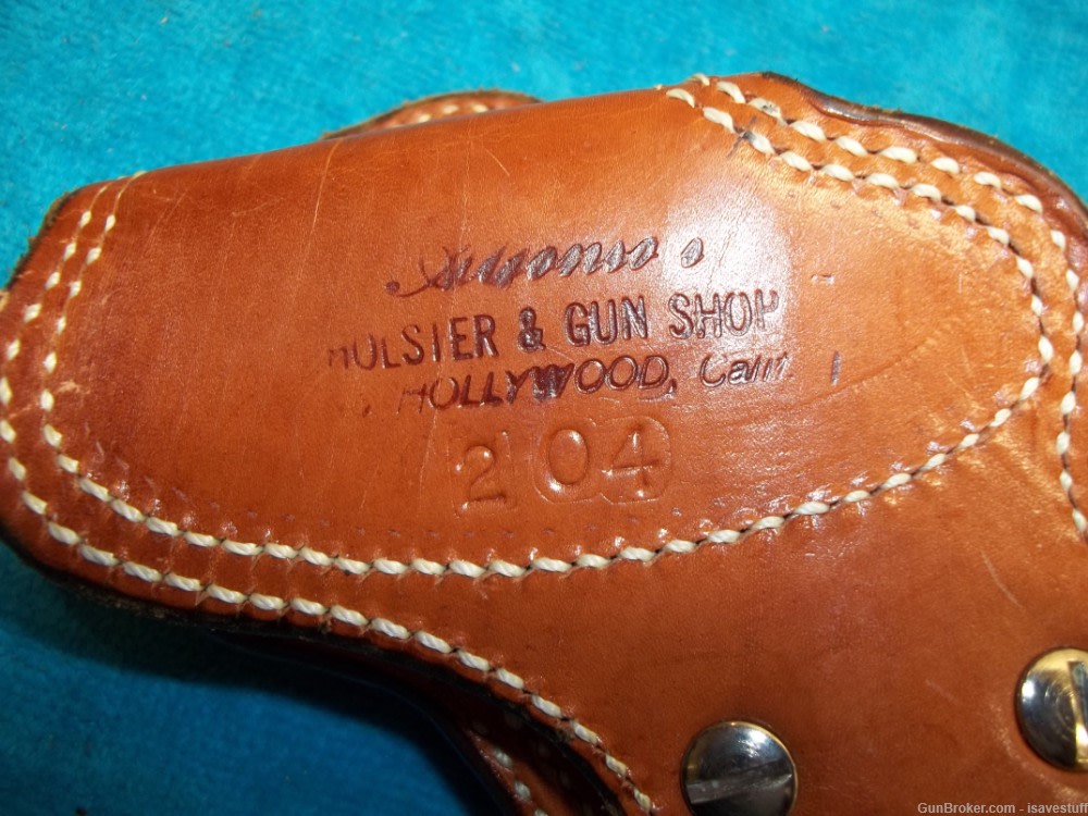 VINTAGE Alfonso of Hollywood L/H Quick Draw Competition Holster Gov't 1911-img-8