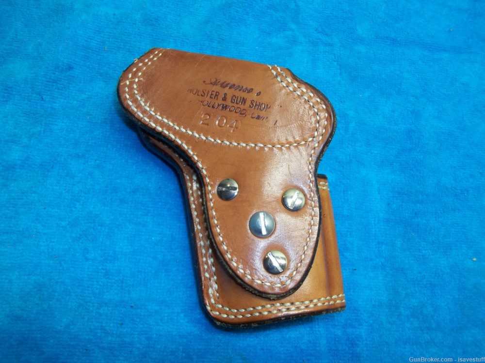 VINTAGE Alfonso of Hollywood L/H Quick Draw Competition Holster Gov't 1911-img-7