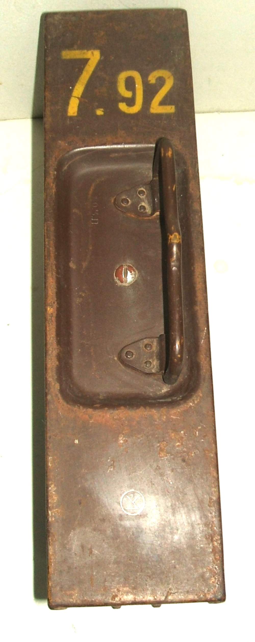 UBER-rare 1950s IDF-marked 8mm Mauser 7.92mm ammunition box (empty)-img-0