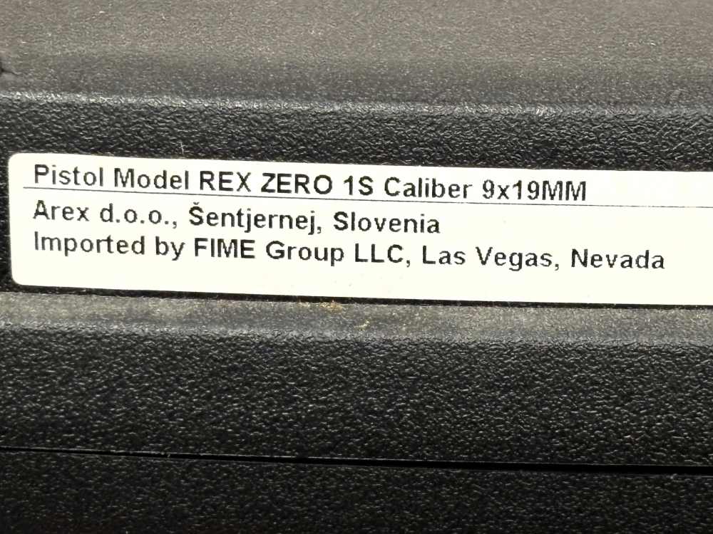 Factory New Fime Group Rex Zero 1S 9mm Pistol No Reserve!-img-8