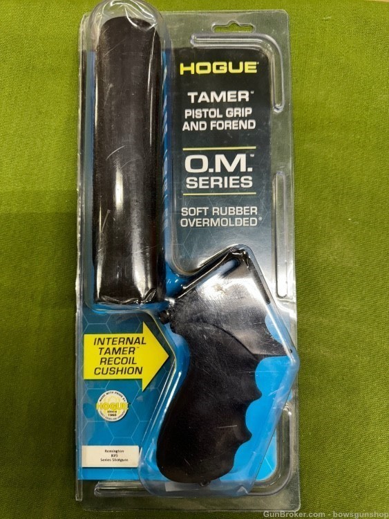 Hogue Tamer Pistol Grip and Forend soft rubber over molded Remington 870-img-0