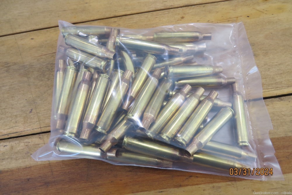 New Remington RP 257 Roberts brass 50 pieces-img-0