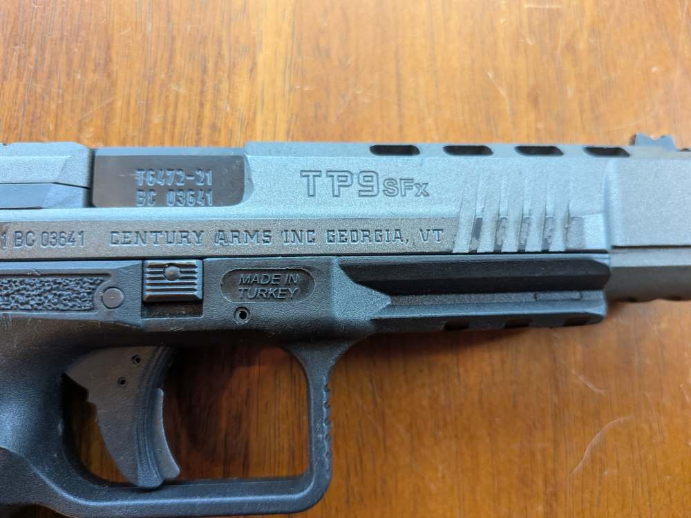 Canik TP9 SFx - 9mm - Competition Pistol - Optic Ready - VG-img-8