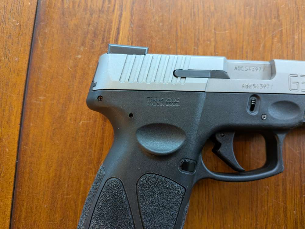 Taurus G3 9mm Stainless Slide Manual Safety w/ 17rd and 15rd Mags-img-3