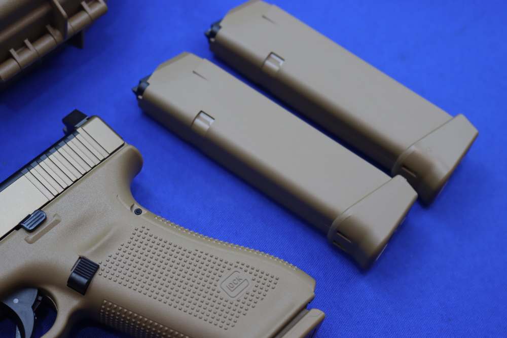 Glock Model G19X V MOS Pistol 9MM 19RD FDE PVD G19XV SA 19X THREADED DE PVD-img-9