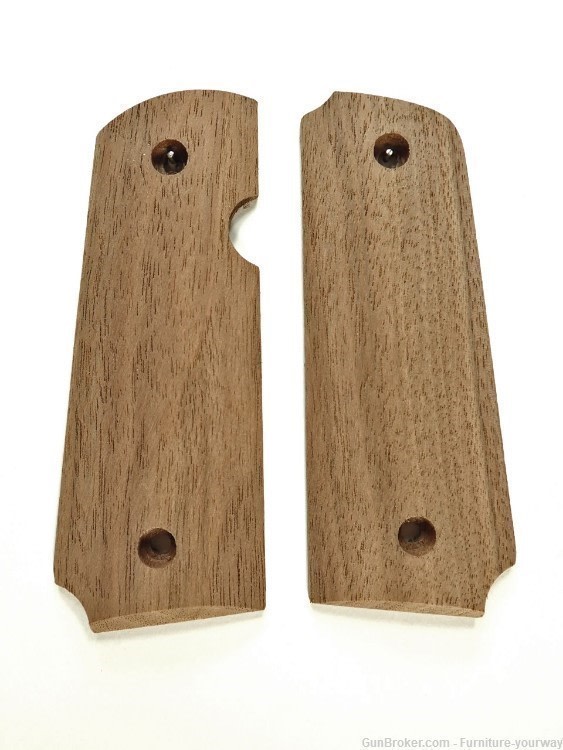 Unfinished Walnut Rock Island 380 1911 Grips-img-0