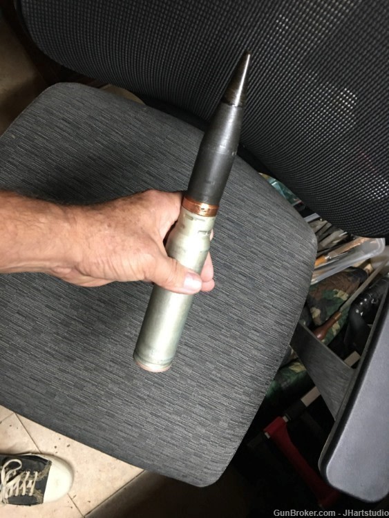 30mm Russian Inert Drill Rounds, Single Round.11.4" long, 1.5" wide, 1.5 Lb-img-0