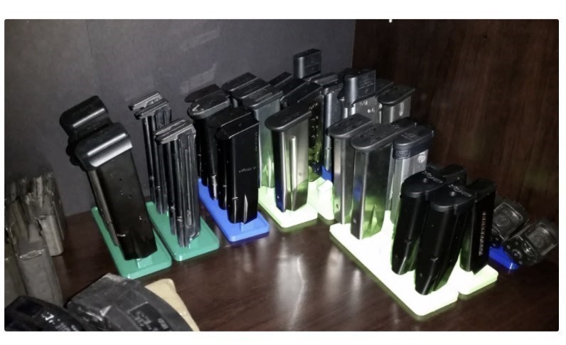 Magazine Racks All Pistol Calibers 5x Mags Per Rack-img-0