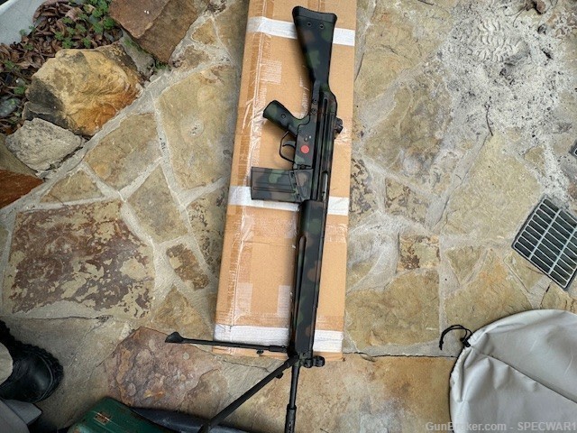 H&K 91 WOODLAND CAMO EDITION LIMITED PRODUCTION ULTRA RARE-img-20