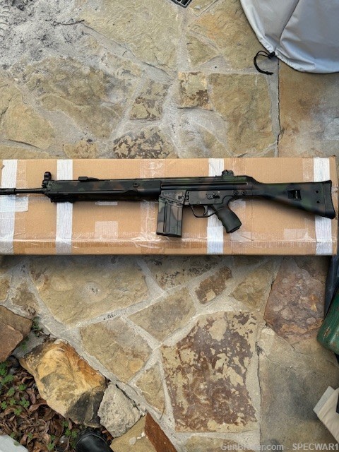 H&K 91 WOODLAND CAMO EDITION LIMITED PRODUCTION ULTRA RARE-img-0
