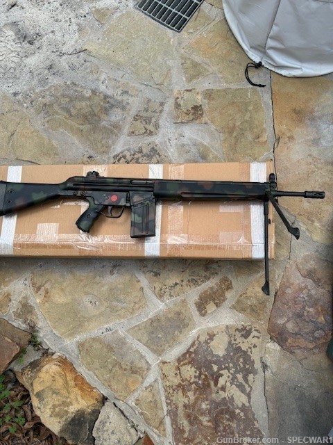 H&K 91 WOODLAND CAMO EDITION LIMITED PRODUCTION ULTRA RARE-img-21