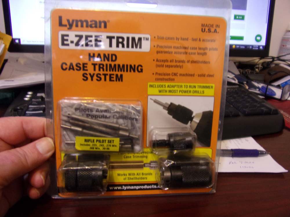 LYMAN E-ZEE TRIM CASE TRIMMING SYSTEM REDUCED !-img-1