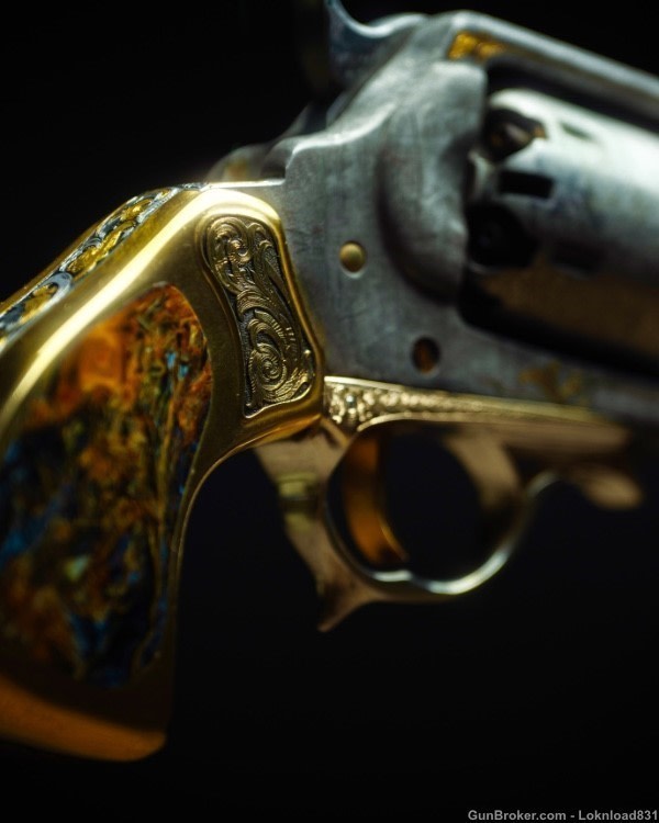The Space Cowboy, Meteorite & Gold .44 1858 Revolver-img-1