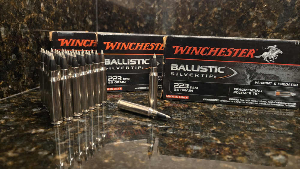 90 rounds Winchester Supreme Ballistic Silvertip .223  -img-1