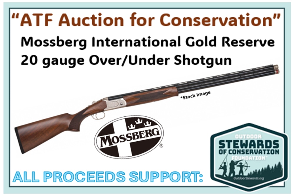 The "ATF AUCTION FOR CONSERVATION" with Mossberg International Gold Reserve-img-0
