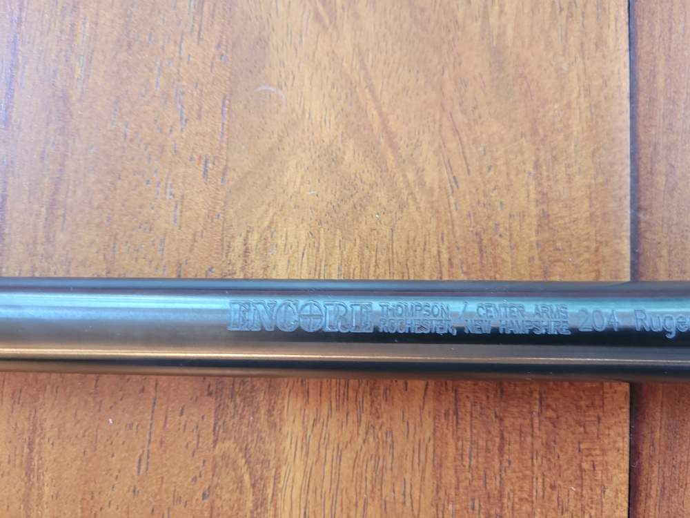 T/C Encore 15" Barrel .204 Ruger – Blued – Sights – LNIB w/ Factory Box-img-4