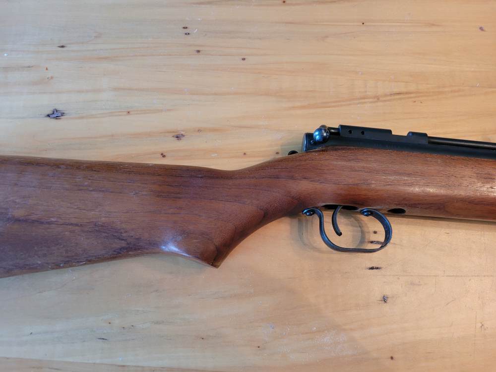 Benjamin Model 347 .177 Cal Pump Air Rifle – Project Gun – Cracked Seal-img-2