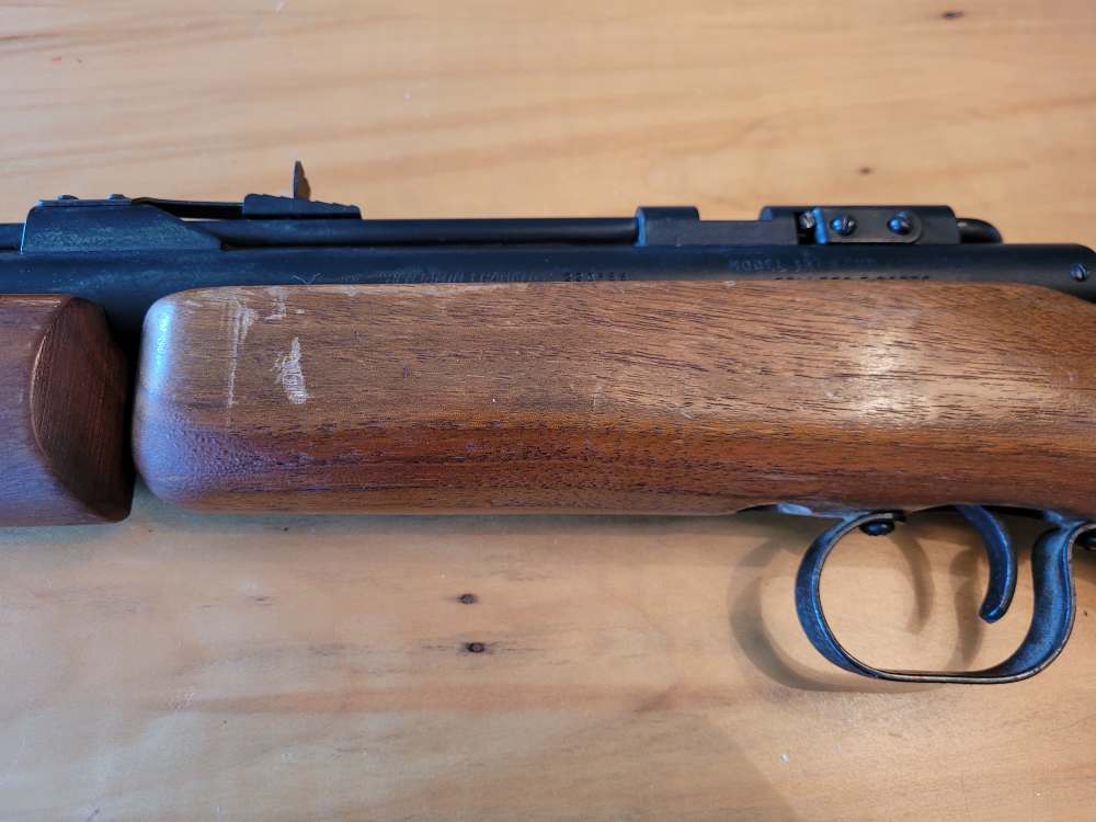 Benjamin Model 347 .177 Cal Pump Air Rifle – Project Gun – Cracked Seal-img-12