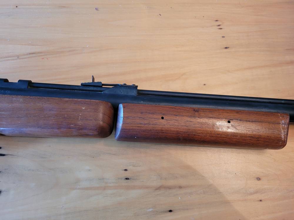 Benjamin Model 347 .177 Cal Pump Air Rifle – Project Gun – Cracked Seal-img-3