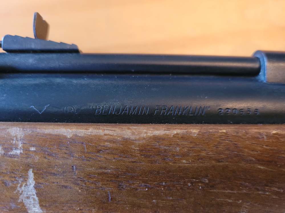 Benjamin Model 347 .177 Cal Pump Air Rifle – Project Gun – Cracked Seal-img-14