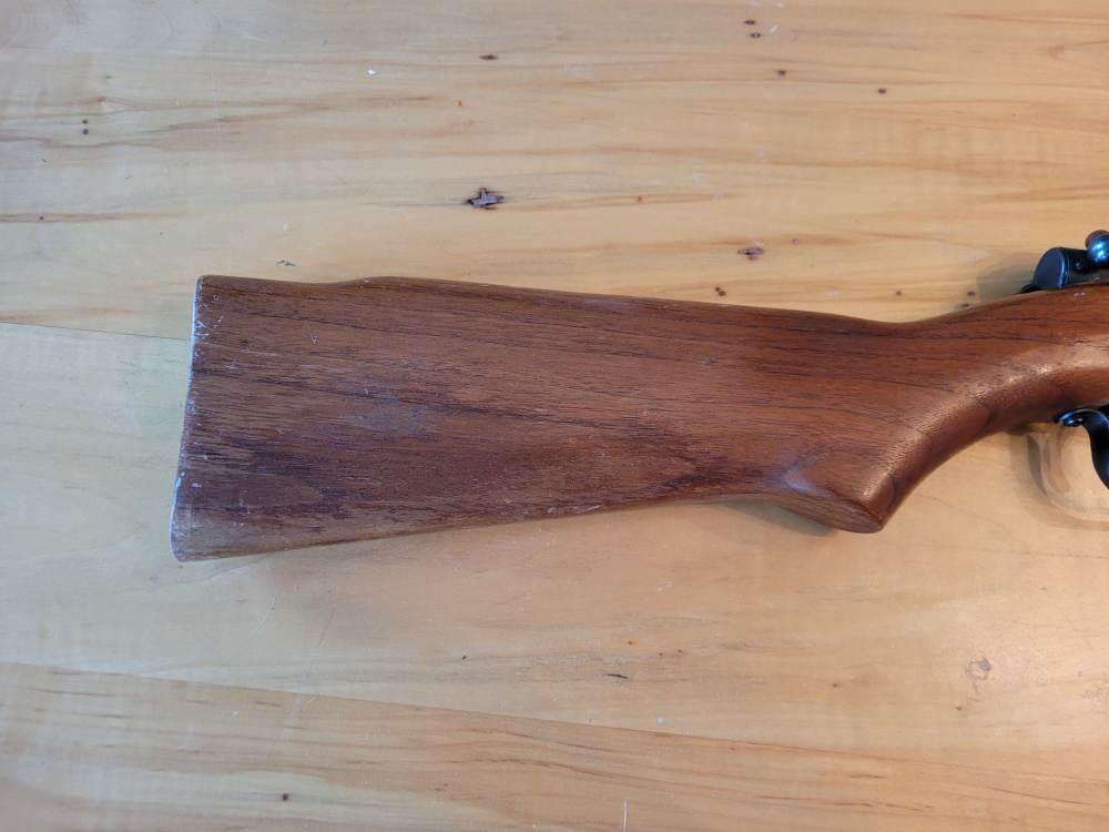 Benjamin Model 347 .177 Cal Pump Air Rifle – Project Gun – Cracked Seal-img-1