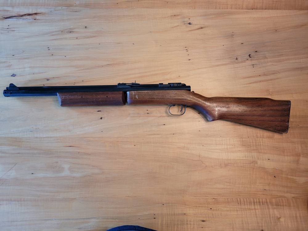 Benjamin Model 347 .177 Cal Pump Air Rifle – Project Gun – Cracked Seal-img-8