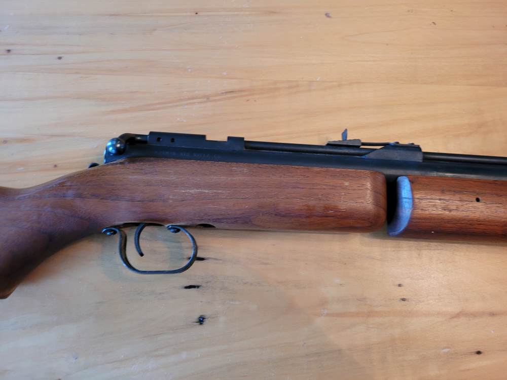 Benjamin Model 347 .177 Cal Pump Air Rifle – Project Gun – Cracked Seal-img-4