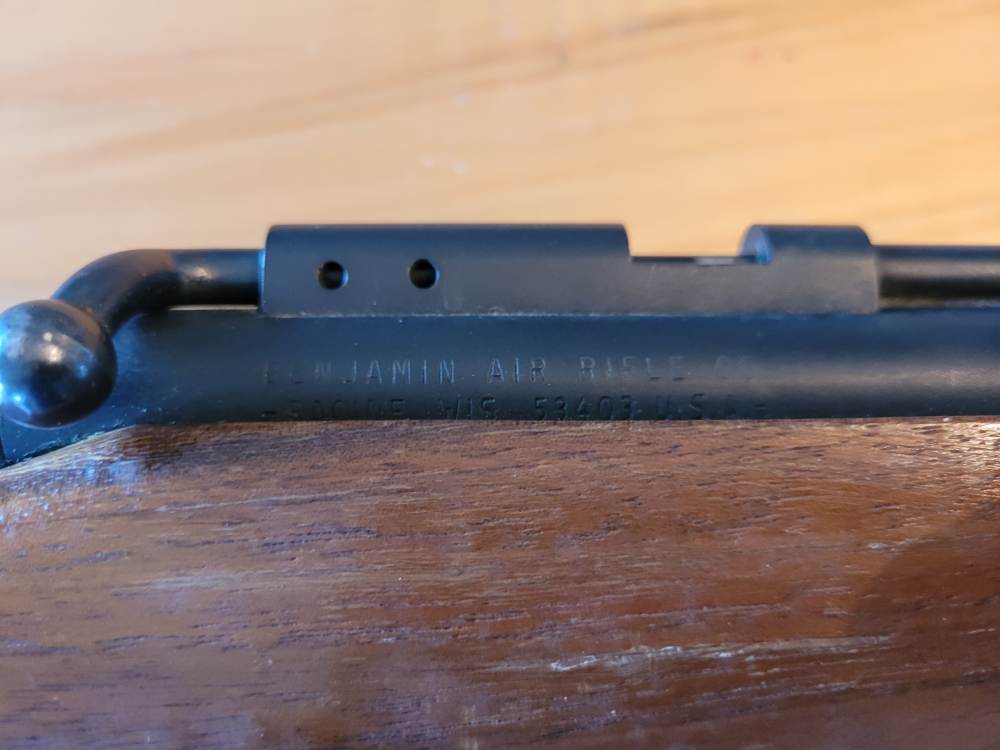 Benjamin Model 347 .177 Cal Pump Air Rifle – Project Gun – Cracked Seal-img-6