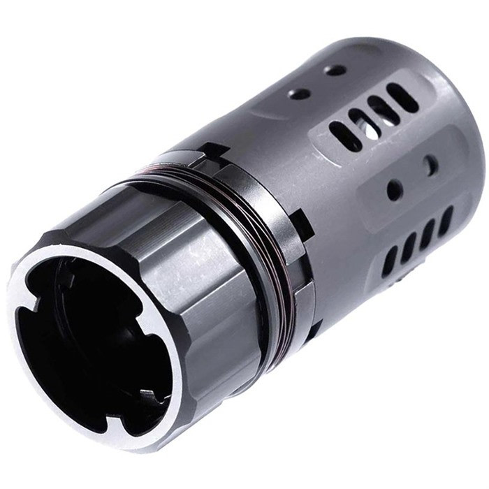 Dead Air Armament PYRO 2.0 MUZZLE BRAKE W/DA457 XENO & .45 CAL FRONT CAP-img-0