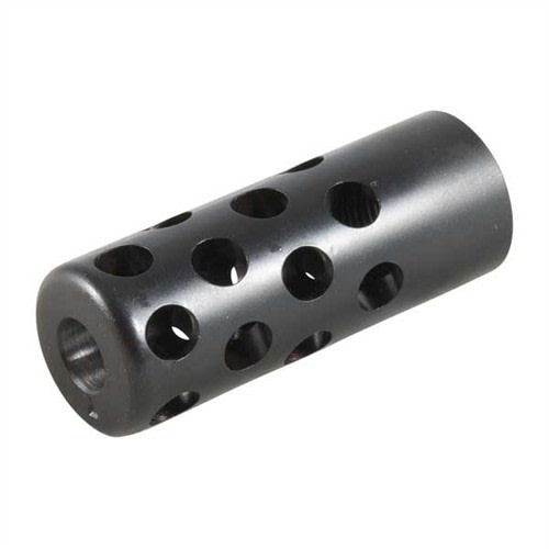 Gentry Custom QUIET MUZZLE BRAKE 7 MM 1/2-28 STEEL BLUED-img-0