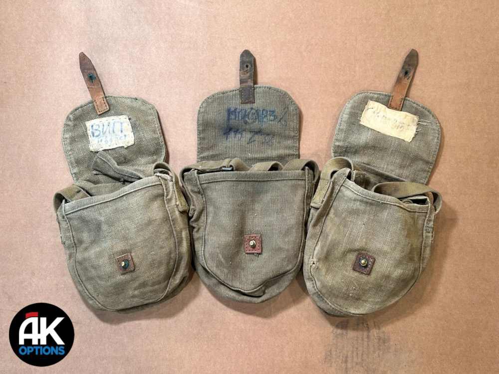 3 PACK of Russian AK Drum Pouches with Trench art-img-0