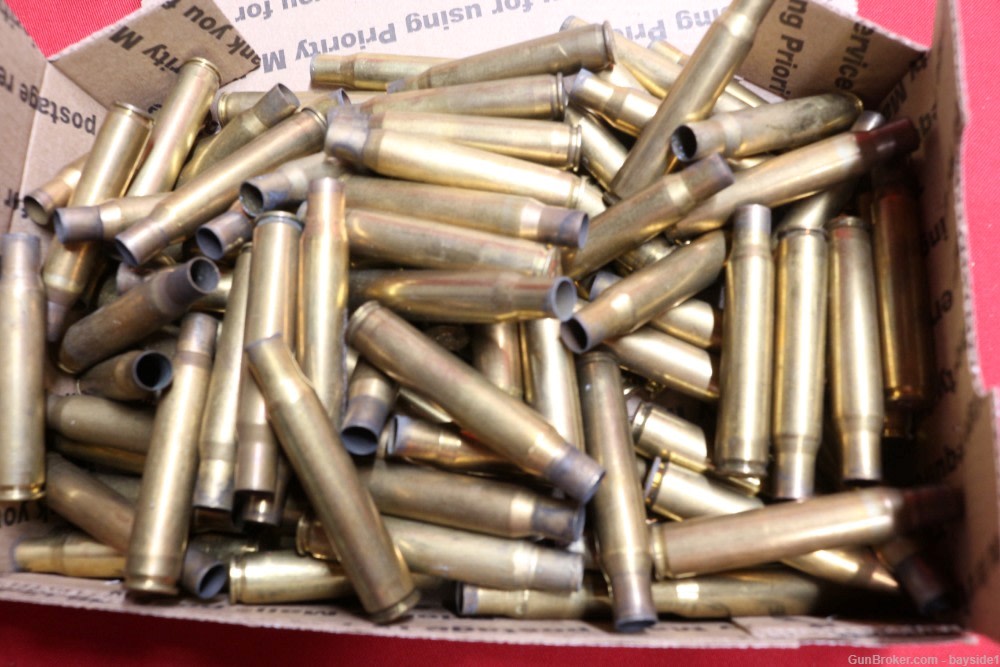 30-06 Brass Cases Quantity 100 Assorted cases All Good Condition-img-0