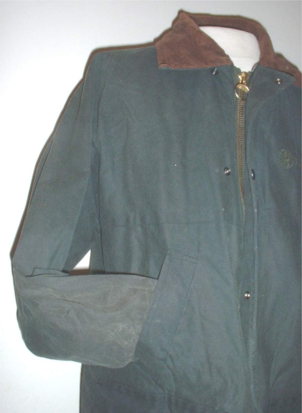 Smith & Wesson logo women's jacket upland hunting waxed-img-0