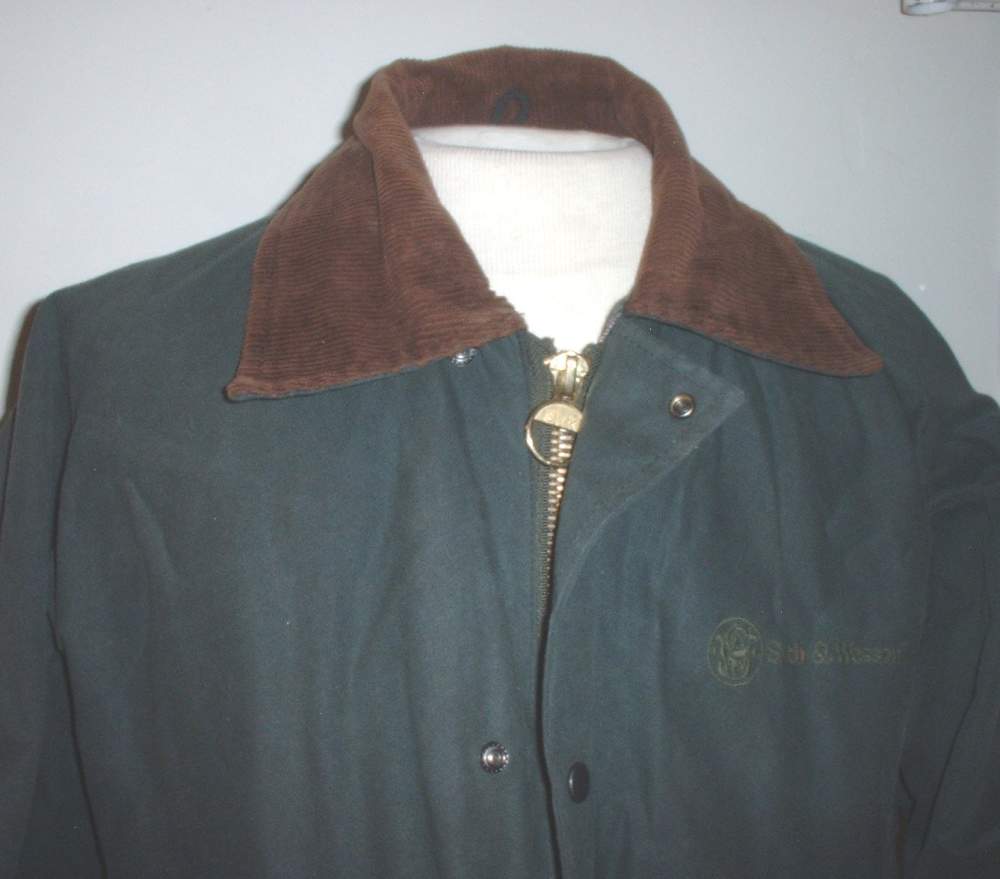 Smith & Wesson logo women's jacket upland hunting waxed-img-8