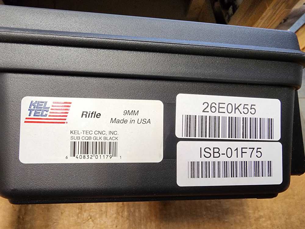KELTEC SUB 2K 2000 9MM GLOCK 19 GRIP SUB2K9GLKBLKCQB SUB2K KEL TEC 9 17 HC-img-1