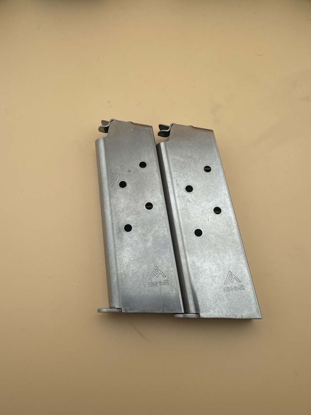 TWO Mec-Gar Officers Model 45ACP Magazines-img-1