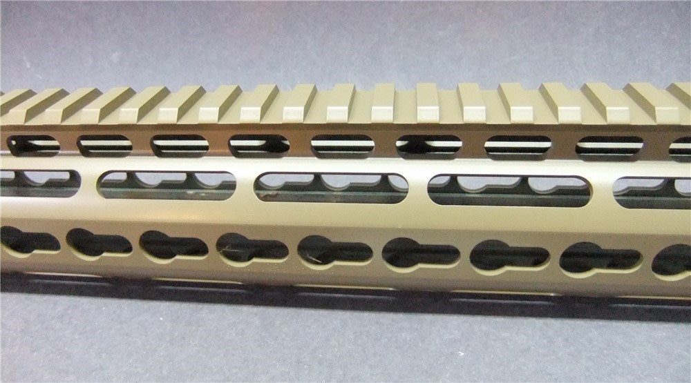 13.5" AR15 AR Flat Dark Earth FDE Keymod Free Float Handguard Rail 223 5.56-img-1