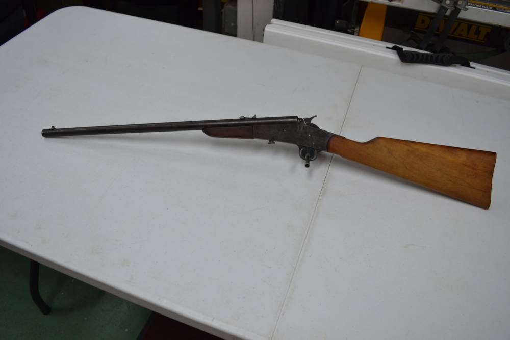 Remington Model Number 6 rolling block rifle .32 RF 20" barrel-img-0