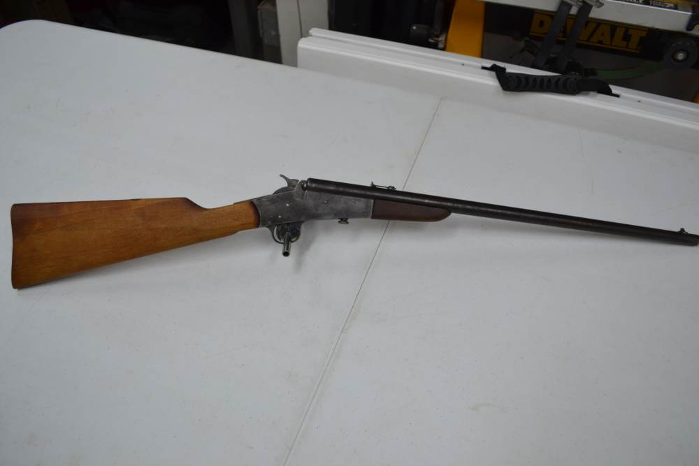 Remington Model Number 6 rolling block rifle .32 RF 20" barrel-img-7