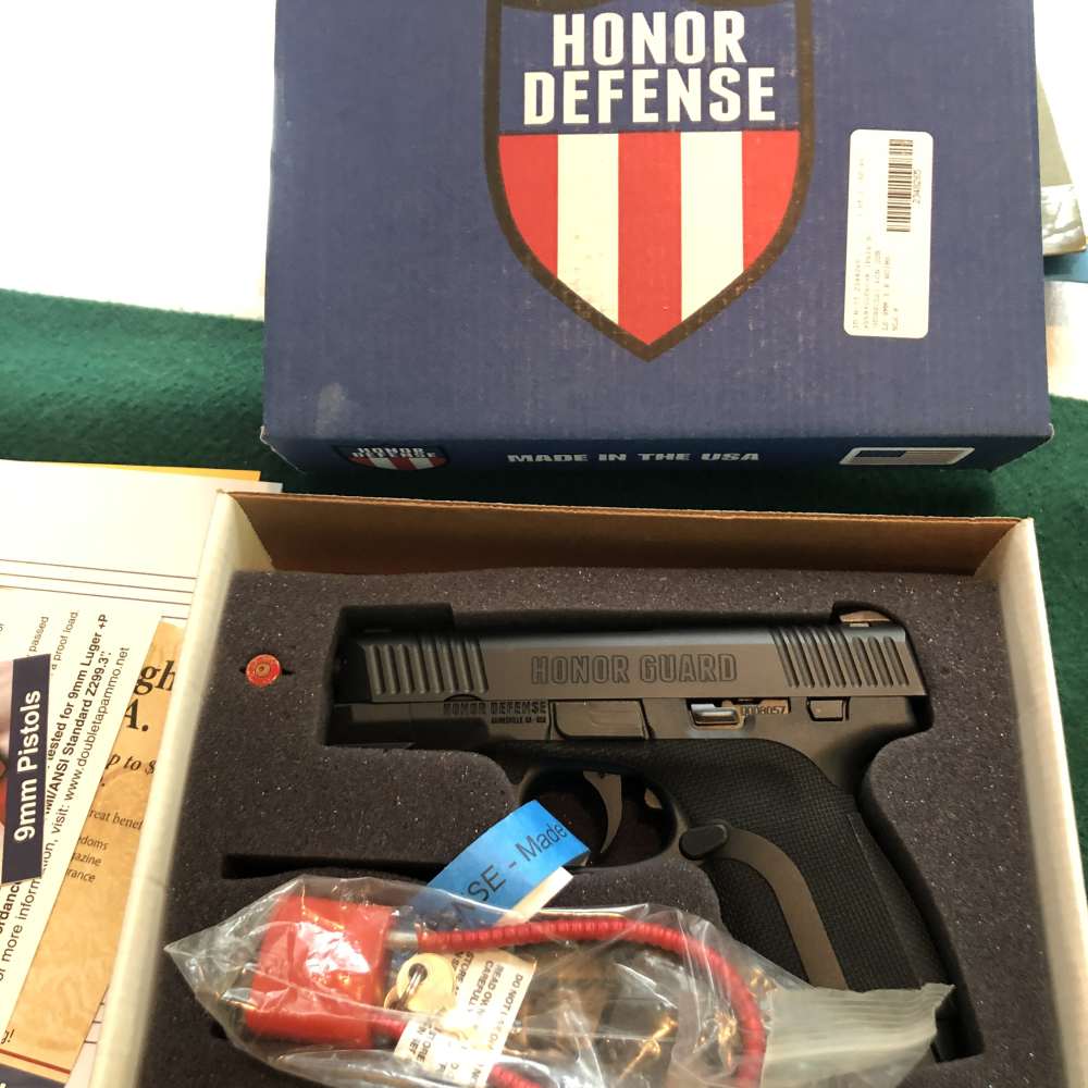 New in Box Honor Defense Honor Guard Long Slide (HG9SCLS) 9mm, full kit-img-0