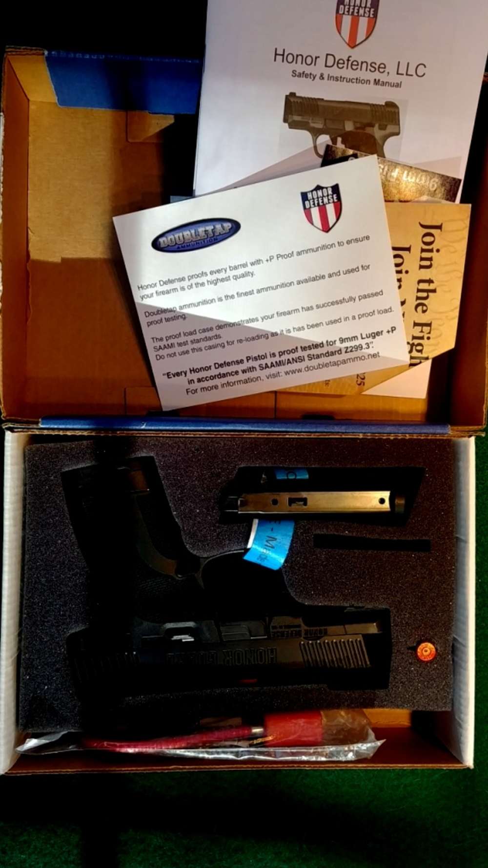 New in Box Honor Defense Honor Guard Long Slide (HG9SCLS) 9mm, full kit-img-19