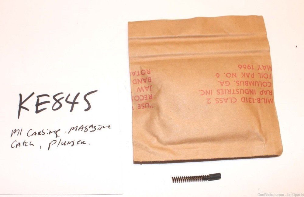 M1 Carbine Magazine Catch Plunger Assembly, One Seal Package of 20 - #KE485-img-1