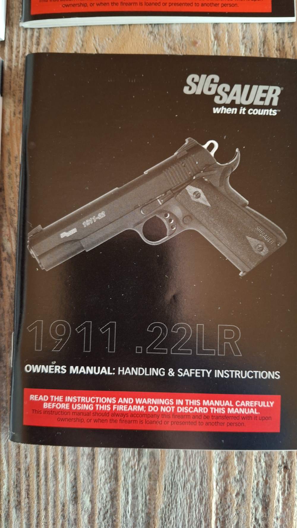 8 Piece Lot of Sig Sauer Pistol Manuals -img-6
